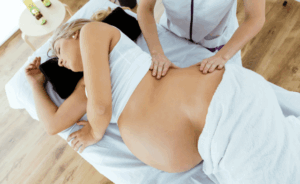 Downtown Vancouver massage therapists providing sciatica pain relief through prenatal massage therapy.